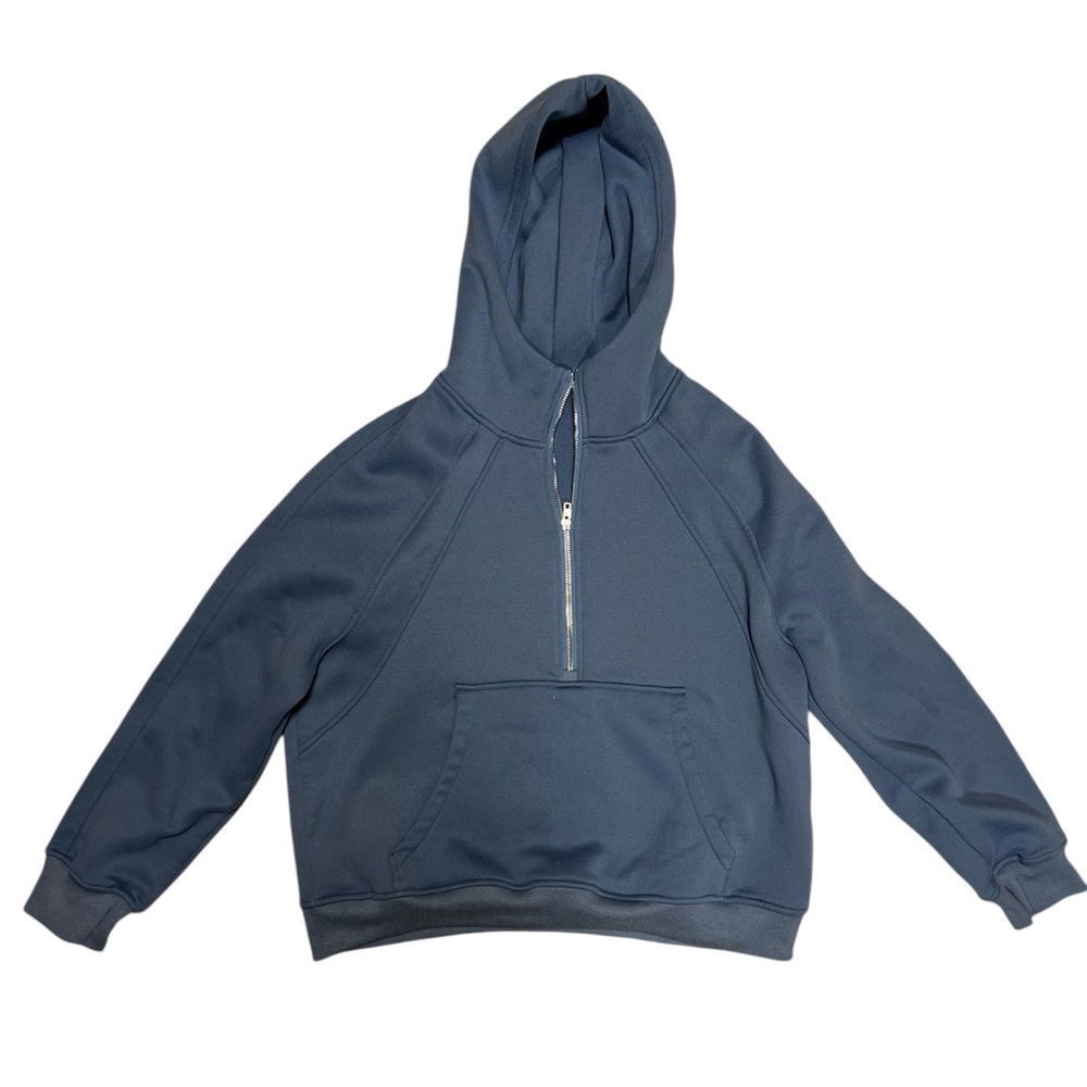 Hooded 1/2 zip